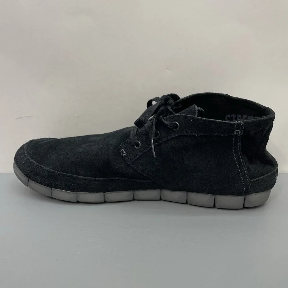 Crocs Stretch Sole Desert Chukka Boots Comfort Hobo Suede Leather Mens 13